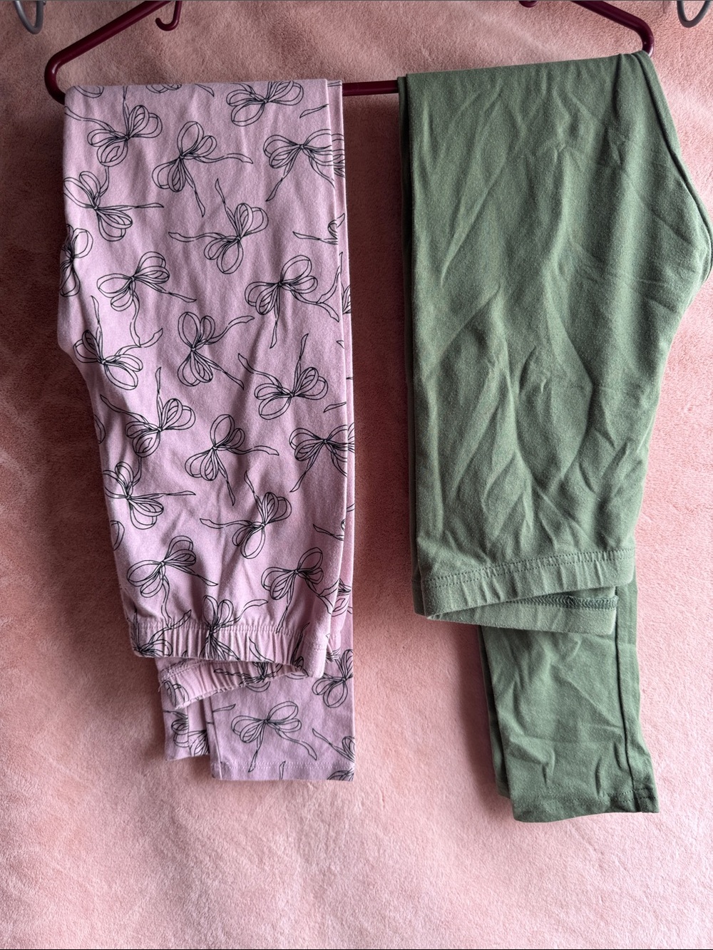 2 Pair Girls XXL Leggings
